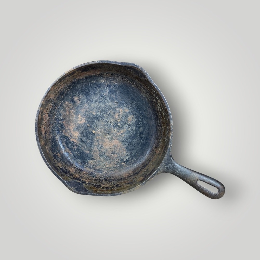 Wagner Ware No 5 Cast‎ Iron Skillet 8 Inch USA Slight Wobble AS IS Pan